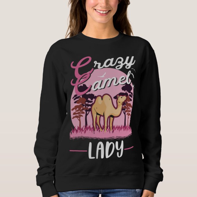 Moletom Crazy Camel lady Camel Girl (Frente)