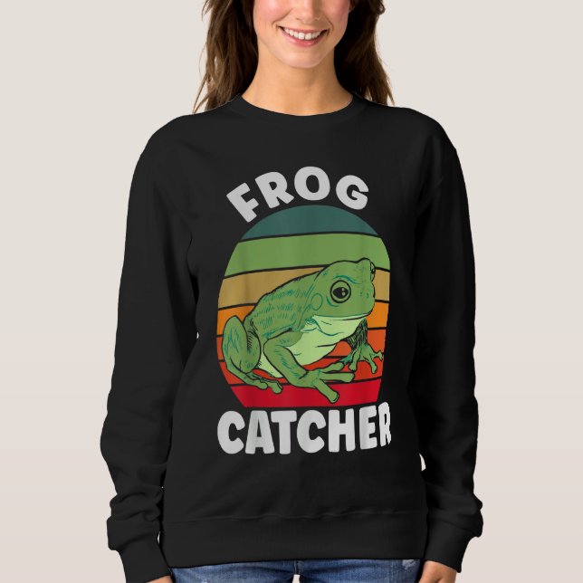 Moletom Crazy Frog  Frog Whisperer Frog Catcher (Frente)