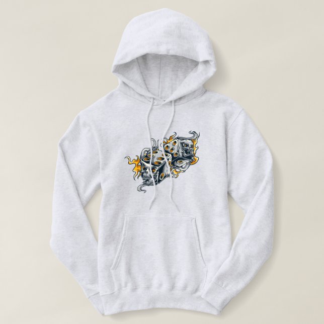 Moletom Crazy ghost 👻 (Frente do Design)