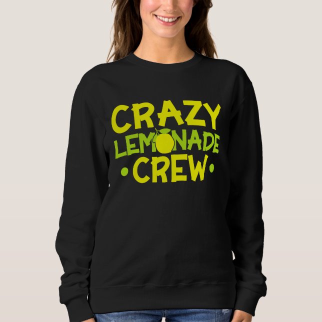 Moletom Crazy Lemonade Crew Lemonade Stand Lemon Juice Bus (Frente)