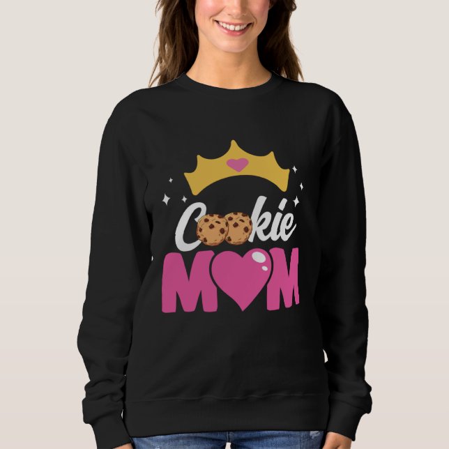 Moletom Crazy Mom Baking Mama Baker Chef Dessert Mothers D (Frente)