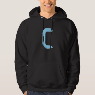 Moletom Creative Bold Light Blue Letter C - Design Alphabe