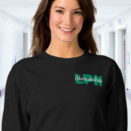 Moletom Credenciais personalizadas de LPN com Nome