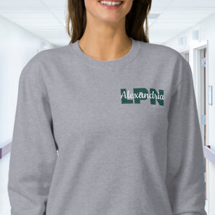 Moletom Credenciais personalizadas de LPN com Nome