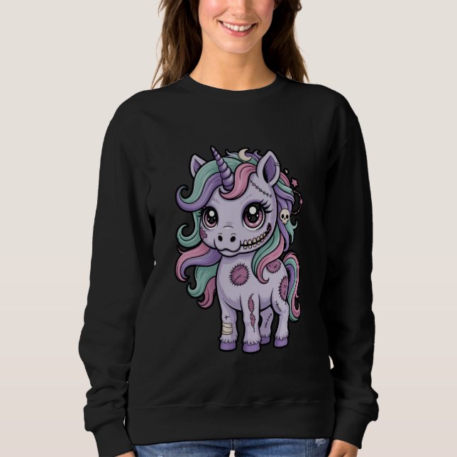 Moletom Creepy Cute Pastel Unicorn (Frente)
