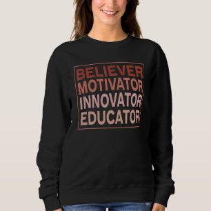 Moletom Crente Estético Motivador Inovador Educador Profes