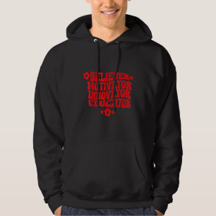 Moletom Crente Motivador Inovador Educador Retro Groovy