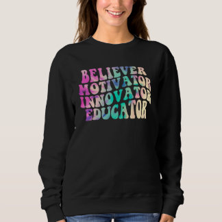 Moletom Crente Motivador Inovador Educador Tie Dye Chá