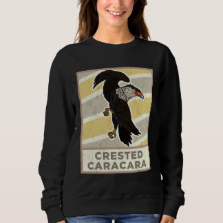Moletom Crested caracara birds biologist ornithologist bir
