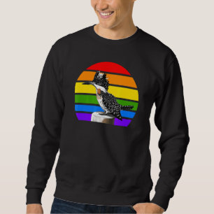 Moletom Crested Kingfisher Rainbow Bird Diversidade de Pás