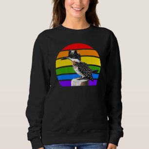 Moletom Crested Kingfisher Rainbow Bird Diversidade de Pás