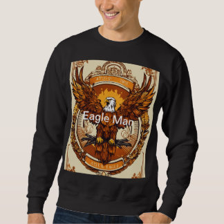 Moletom Criações de águia-cristal - Emblema da liberdade e