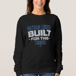 Moletom Criado Para Este Nathan Lukes Toronto Baseball MLB