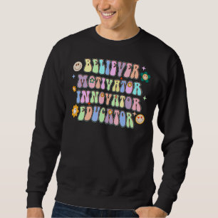 Moletom Criador de Motivador Crente Educador Retro