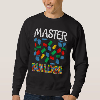 Moletom Criador Mestre de Meninos Construtor Funny Brick B