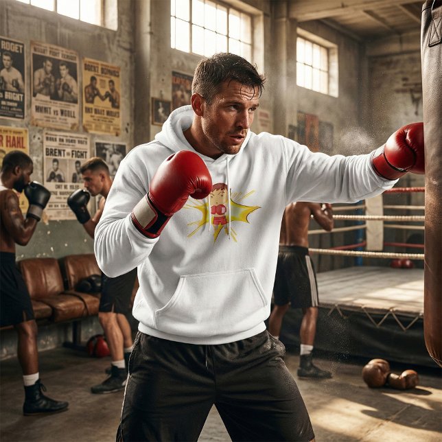 Moletom Criança Boxer em Luvas Vermelhas e Curtos (Criador carregado)