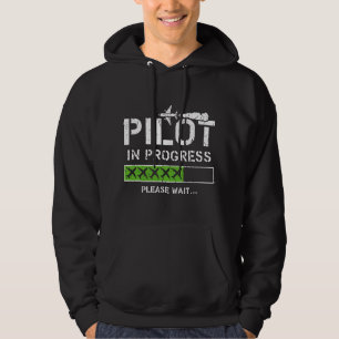 Moletom Criança Piloto Em Treinamento Piloto Futuro Avião