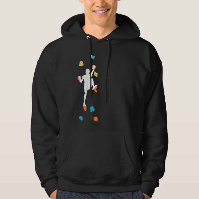 Moletom Crianças Bouldering Clima Subindo Ha (Frente)