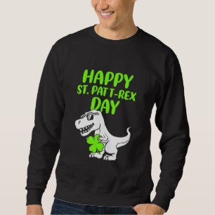 Moletom Crianças Crianças Feliz Rua Pat Trex Day Dino St P