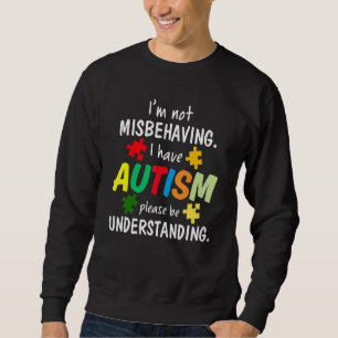 Moletom Crianças da Consciência Autista Não Estou Me Compo