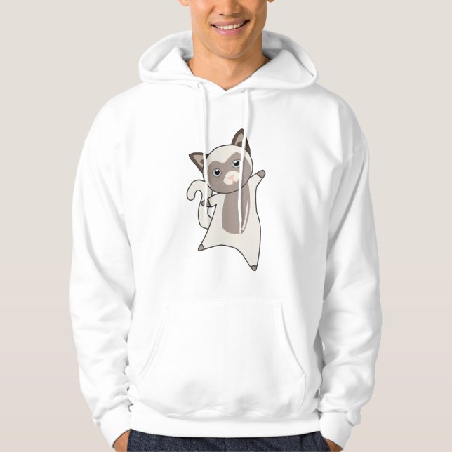 Moletom Crianças de animais com pelo de Gatinho de gato (Frente)