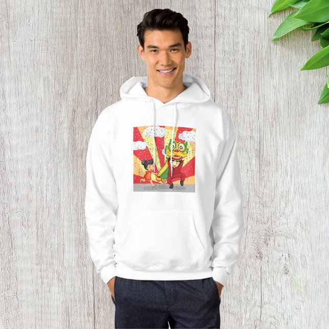 Moletom Crianças divertidas em Mens Hoodie (Criador carregado)