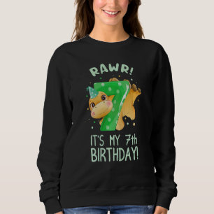 Moletom Crianças É o meu aniversário 7 de 7 anos 7 de aniv