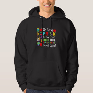 Moletom Crianças Fofo Tão Longo Jardim Pré-K Aqui Eu Venho