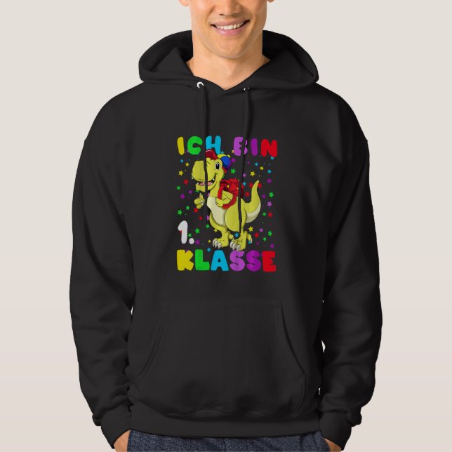 Moletom Crianças Ich Caixa 1 Classe Dino Mit Schulsack Sch (Frente)
