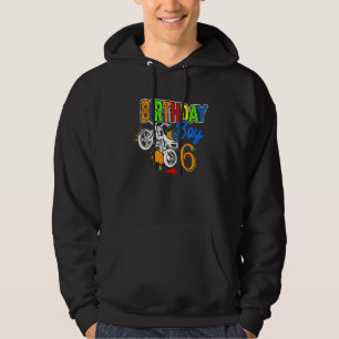 Moletom Crianças Motocicleta 6 de 6 Bday Boys 6 Anos