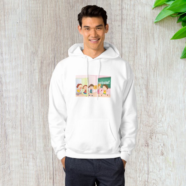 Moletom Crianças Na Escola Mens Hoodie (Criador carregado)
