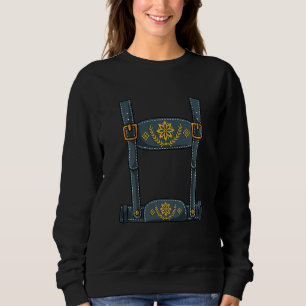 Moletom Crianças Oktoberfest Outfit Boys Lederhosen Costum