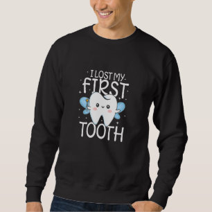 Moletom Crianças Perdi Minha Primeira Fada Dente Dente