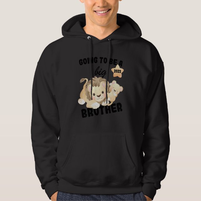 Moletom Crianças, serei um grande irmão 2023 anunciando (Frente)