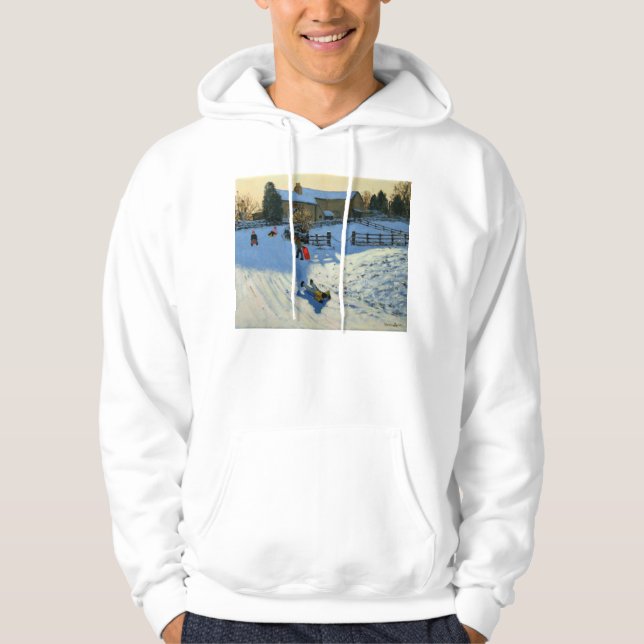 Moletom Crianças Sledging Monyash Derbyshire (Frente)