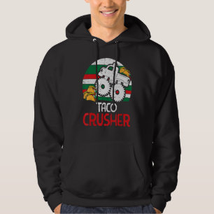 Moletom Crianças Taco Crusher Monster Truck Toddler Cinco