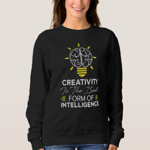 Moletom Criatividade É A Melhor Forma De Inteligência 2