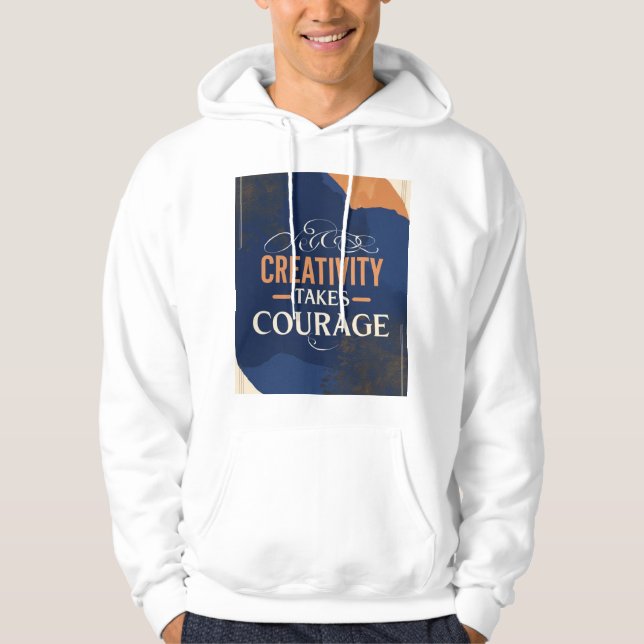 Moletom Criatividade Requer Coragem (Frente)