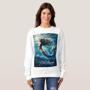 Moletom Criatura de fantasia de moça-de-sereia do Dreamy o