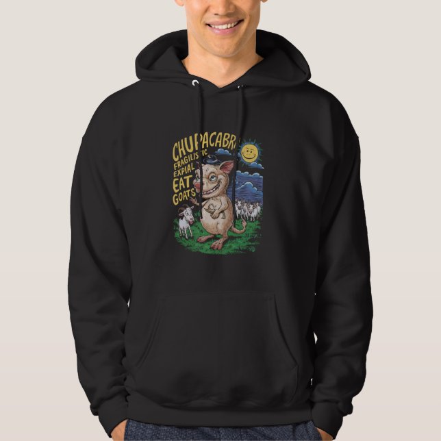 Moletom Criatura Lendária Chupacabra Criptografia Mítica D (Frente)