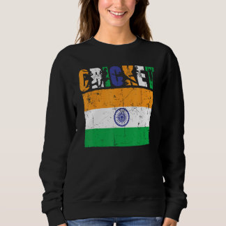 Moletom Cricket Player Indian Flag For Youth Boys Kids