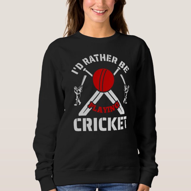 Moletom Cricketers Cricket Players Cricket Coach Melhor Cr (Frente)