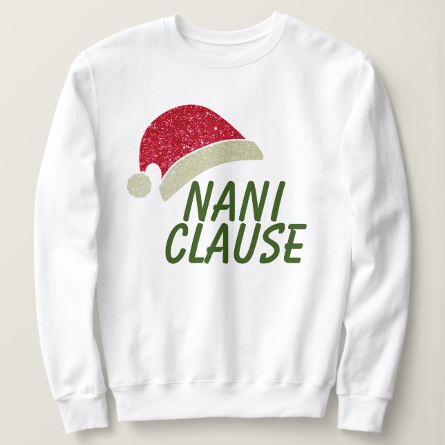 Moletom Crie o Natal da sua avó Santa Clause (Frente do Design)