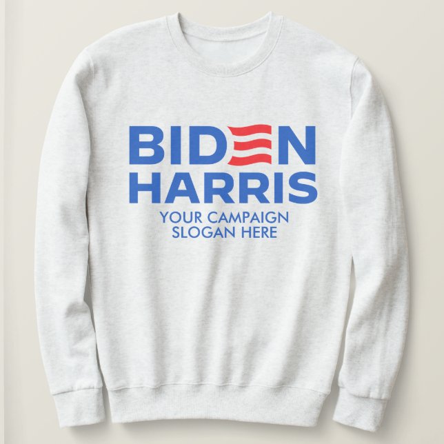 Moletom Crie seu próprio Biden Harris 2024 (Frente do Design)