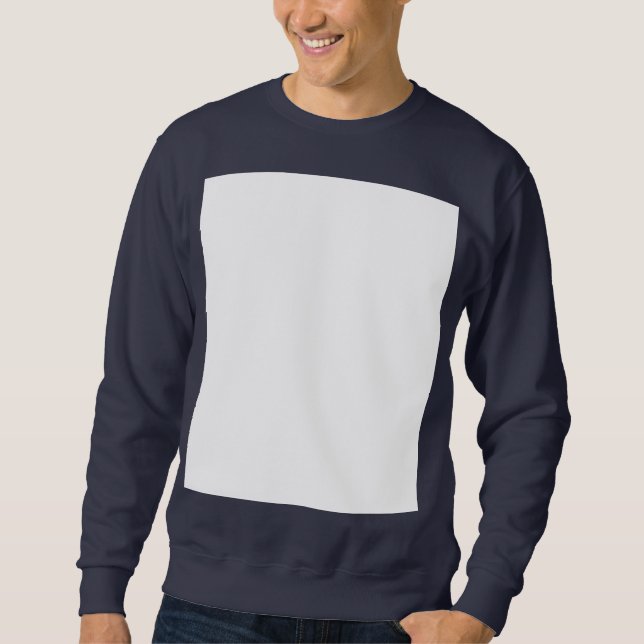 Moletom Crie seu próprio branco personalizado  (Frente)