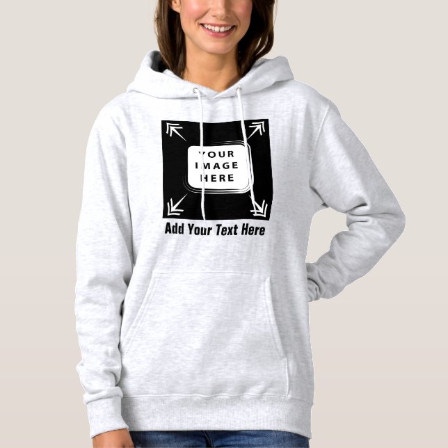 Moletom Crie Seus Próprios presentes personalizados de Mod (Frente)