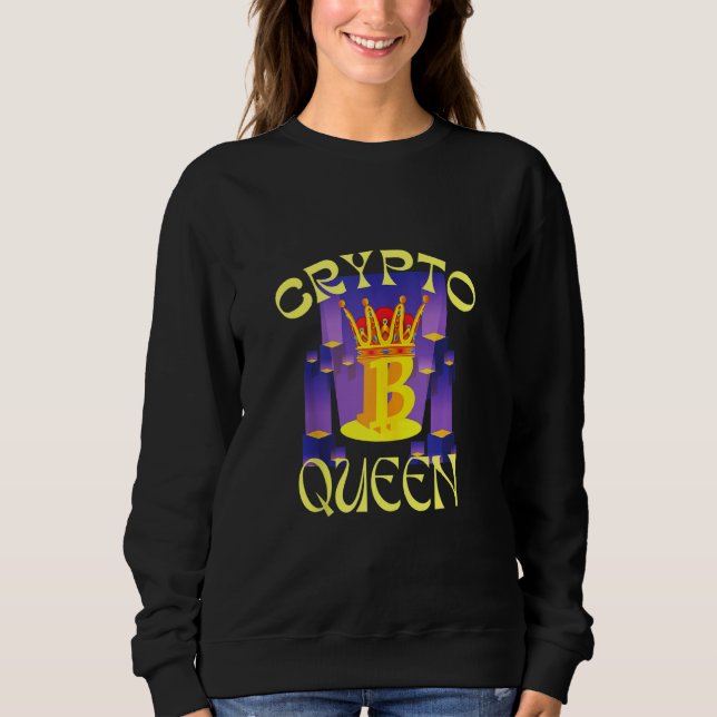 Moletom Cripto Cripto Cripto Rainha Bitmoney Hw 084 (Frente)
