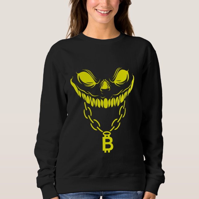 Moletom Cripto Face Bíblia Cadeia Cripto Blocchain Cripto (Frente)