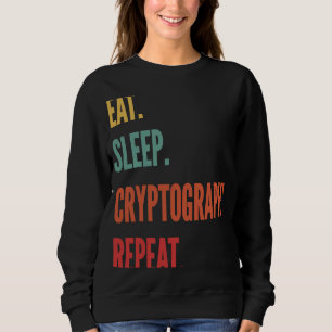Moletom Criptografia Comer Criptografia do Sono Repetir