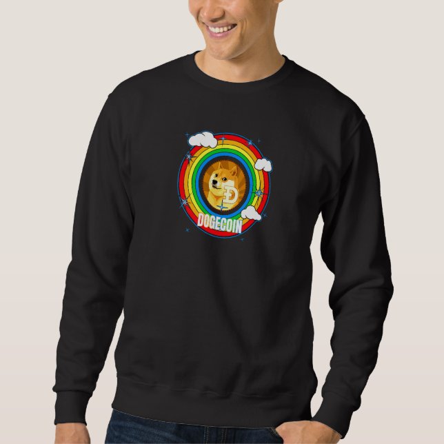 Moletom Criptografia Cripto Rainbow Color Dog Memória Cryp (Frente)
